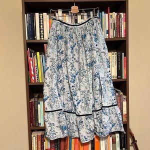 Laura Ashley x Batsheva Kipp Skirt in Bramble